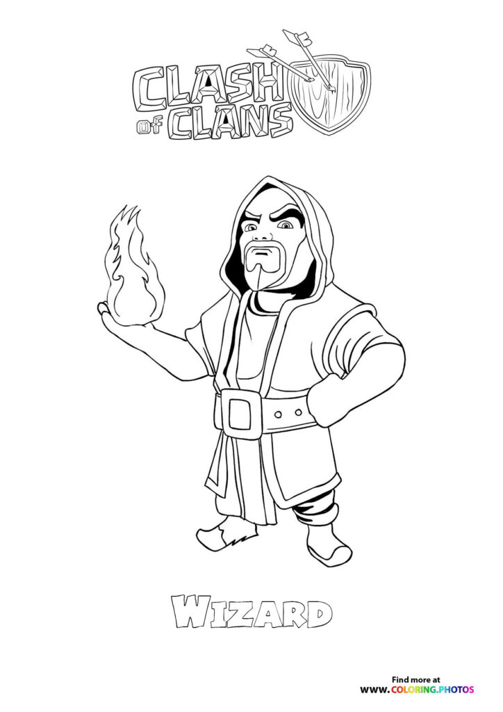 Wizard with Fireball