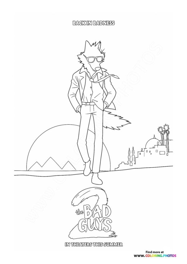 Mr. Wolf in the Desert