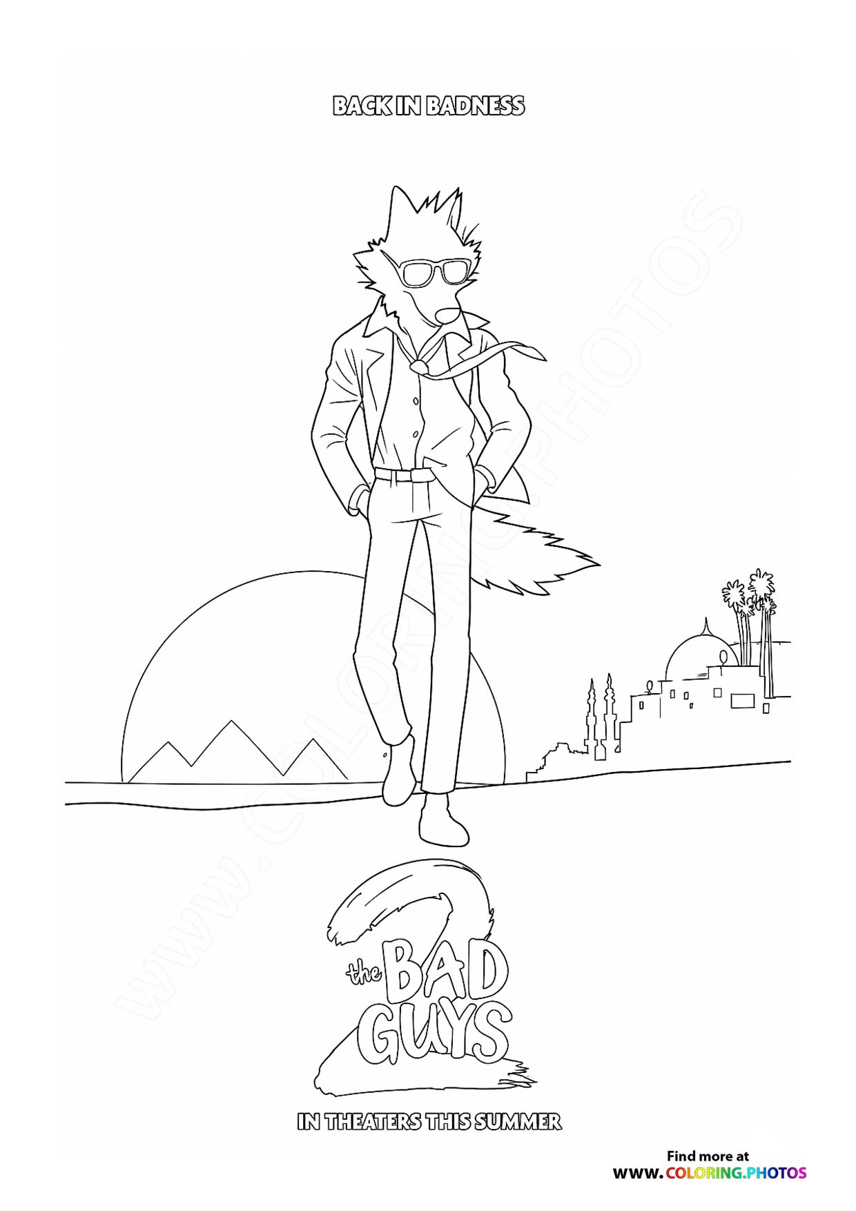 Mr. Wolf in the Desert