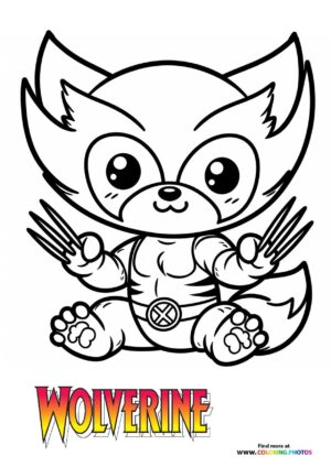 Chibi Wolverine with Claws