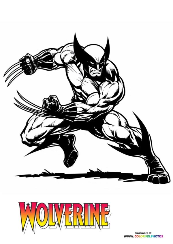 Wolverine with Claws Extended