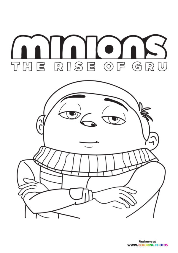 Gru with Arms Crossed