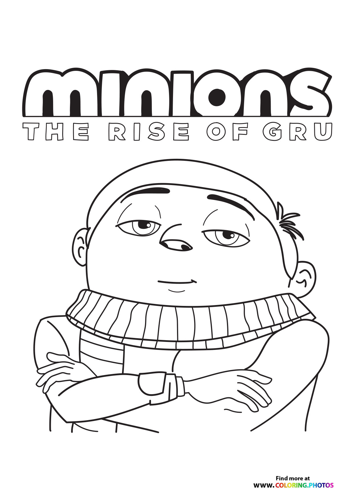 Gru with Arms Crossed