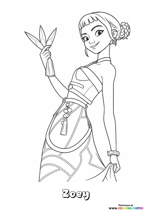 Zoey from K Pop Demon Hunters