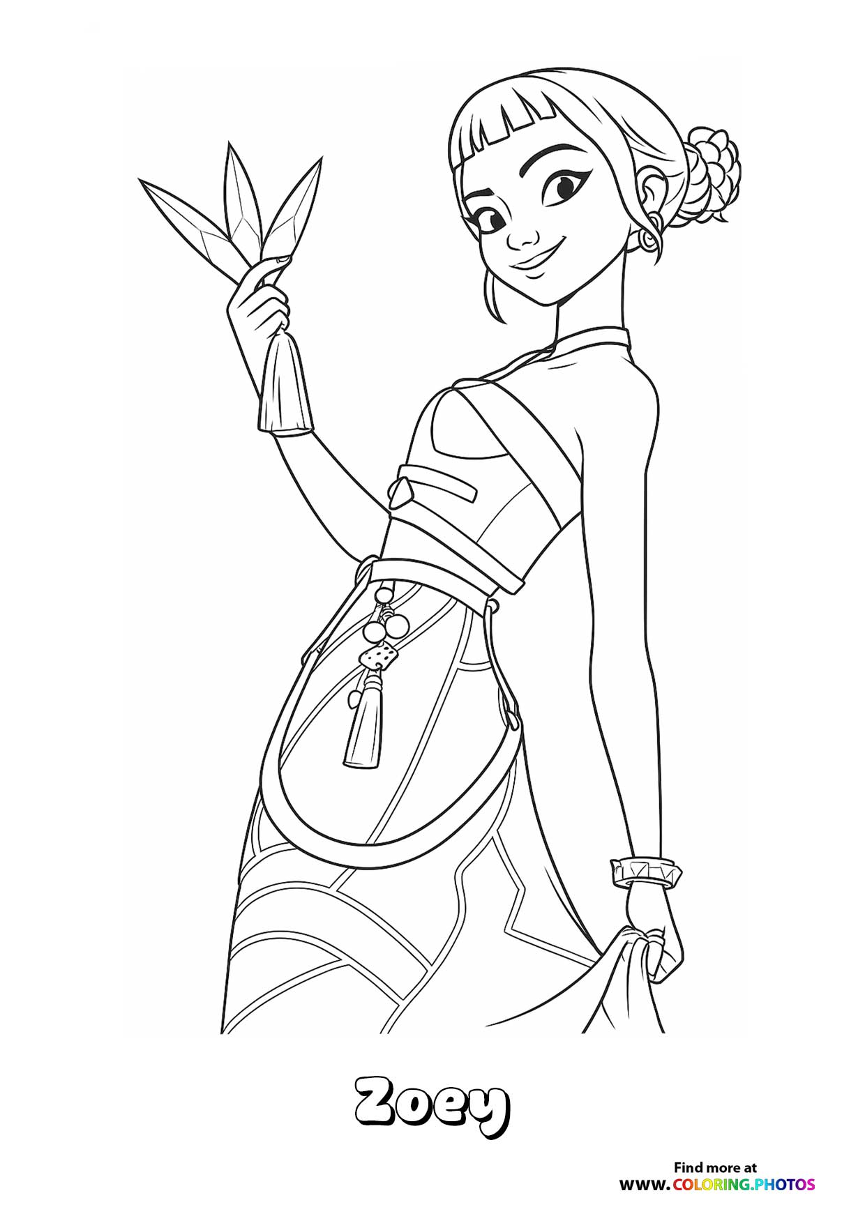 Zoey from K Pop Demon Hunters