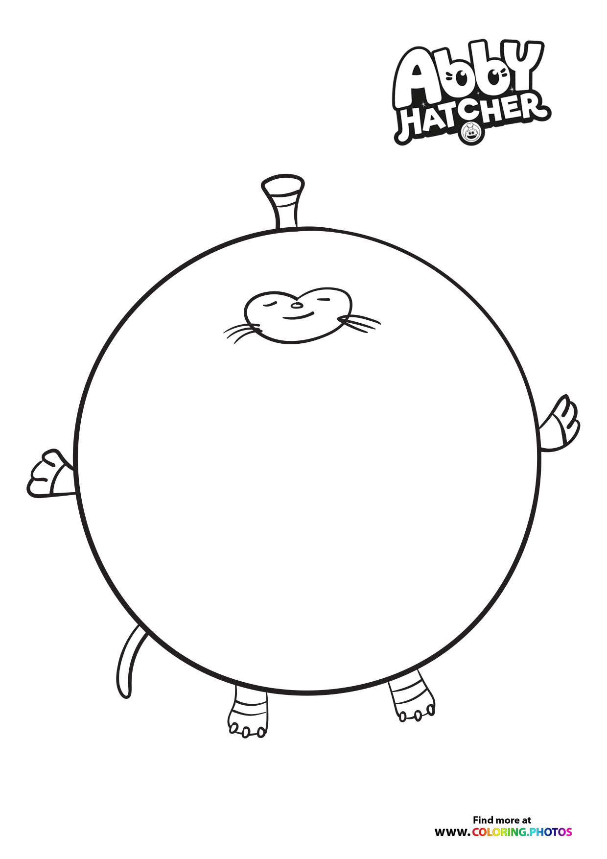 Teeny Terry from Abby Hatcher coloring page