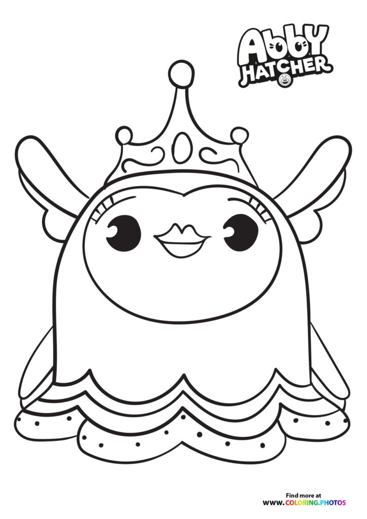 Princess Flug from Abby Hatcher coloring page