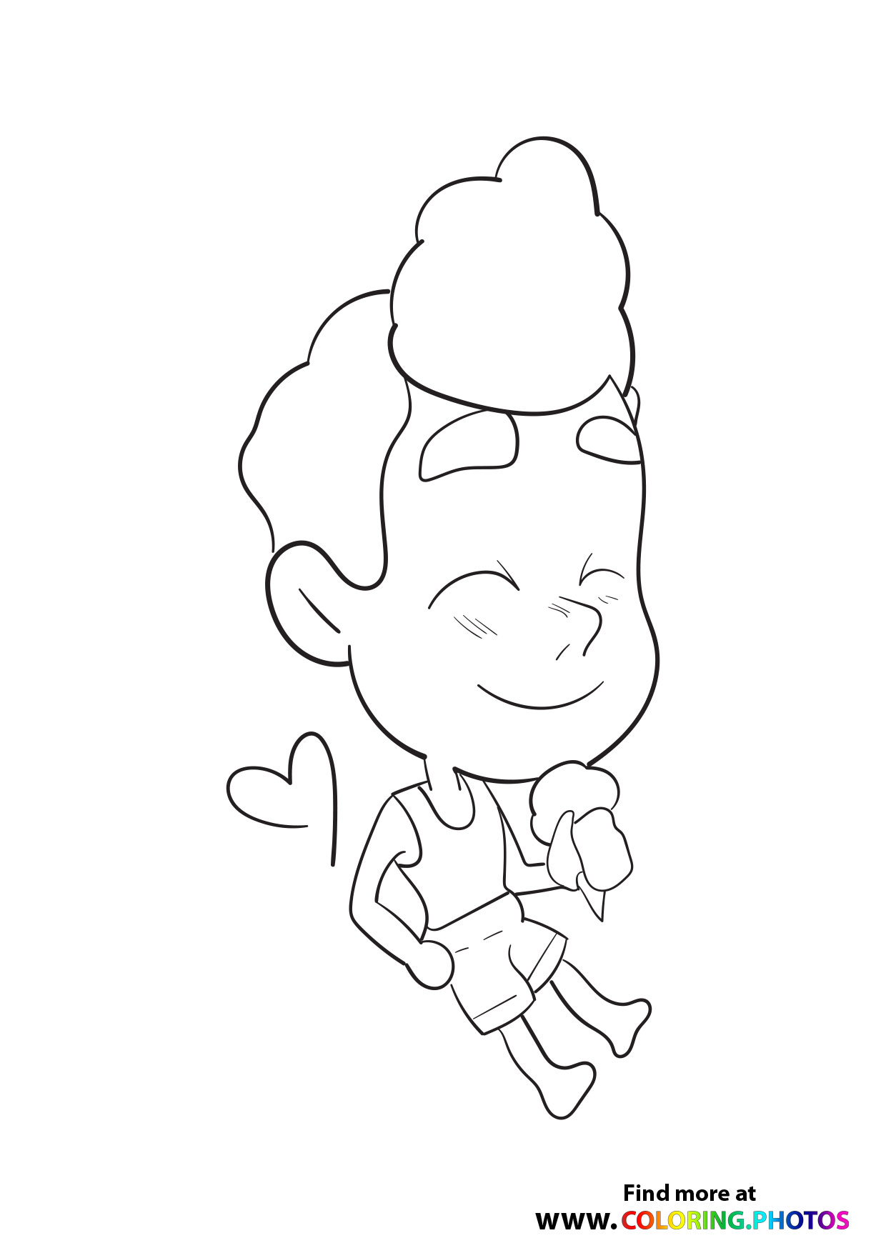 Cute Alberto eating Ice-Cream