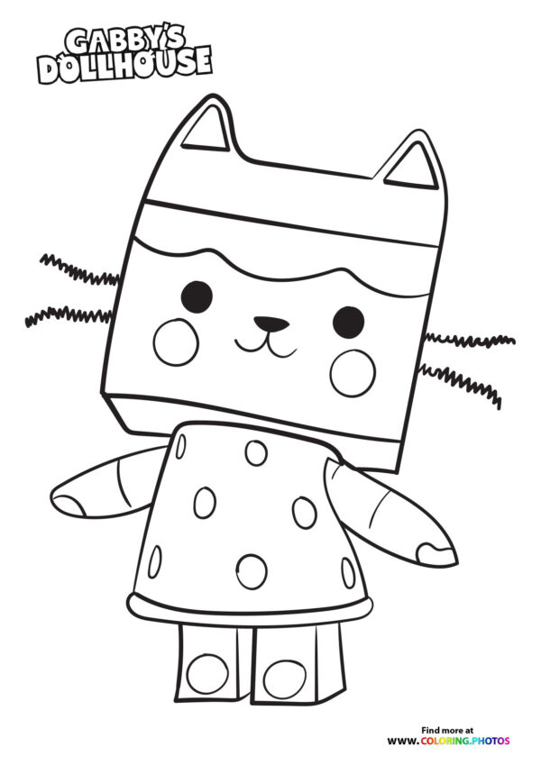 Baby box - Gaby's Dollhouse coloring page