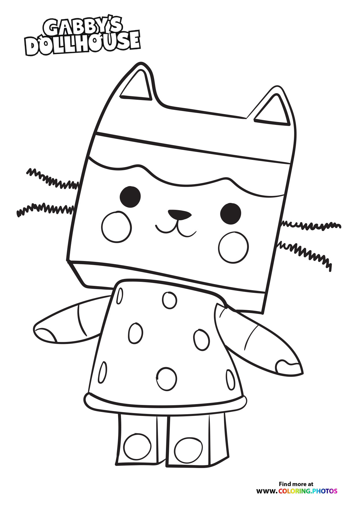 Baby box - Gaby's Dollhouse coloring page