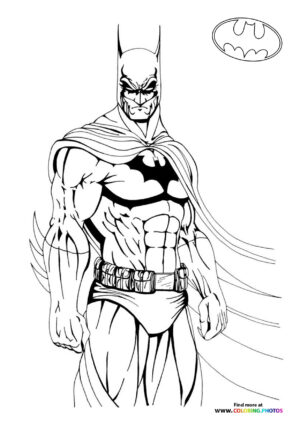 Batman looking menacing