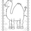 Camel in a desert