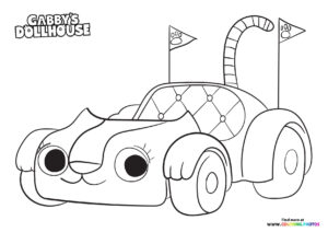 Carlita - Gabby's Dollhouse Coloring Page