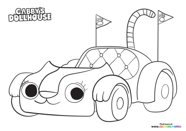 Carlita - Gaby's Dollhouse coloring page