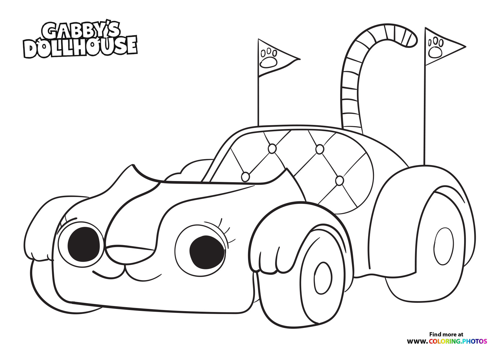 Carlita - Gaby's Dollhouse coloring page