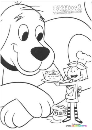 Emily with CLifford