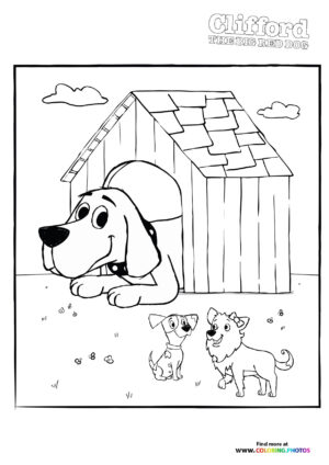 Clifford playing with friends