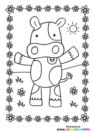Cow in a grassy field