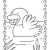 Duck in a pond
