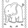 Elephant on a field