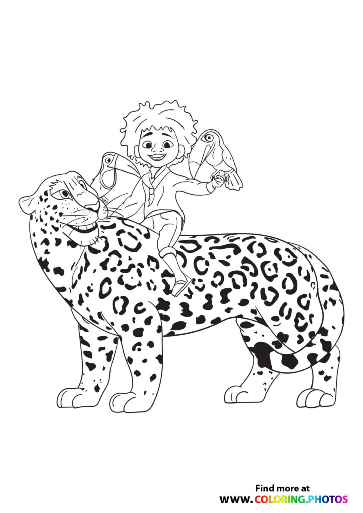 encanto coloring page