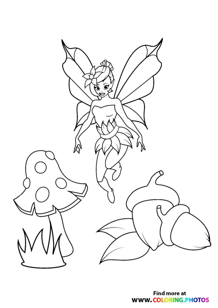 Fairy in a forest