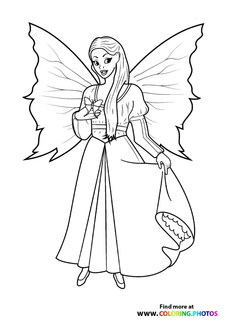 Fairy with butterfly