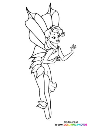 Fairy with leaves