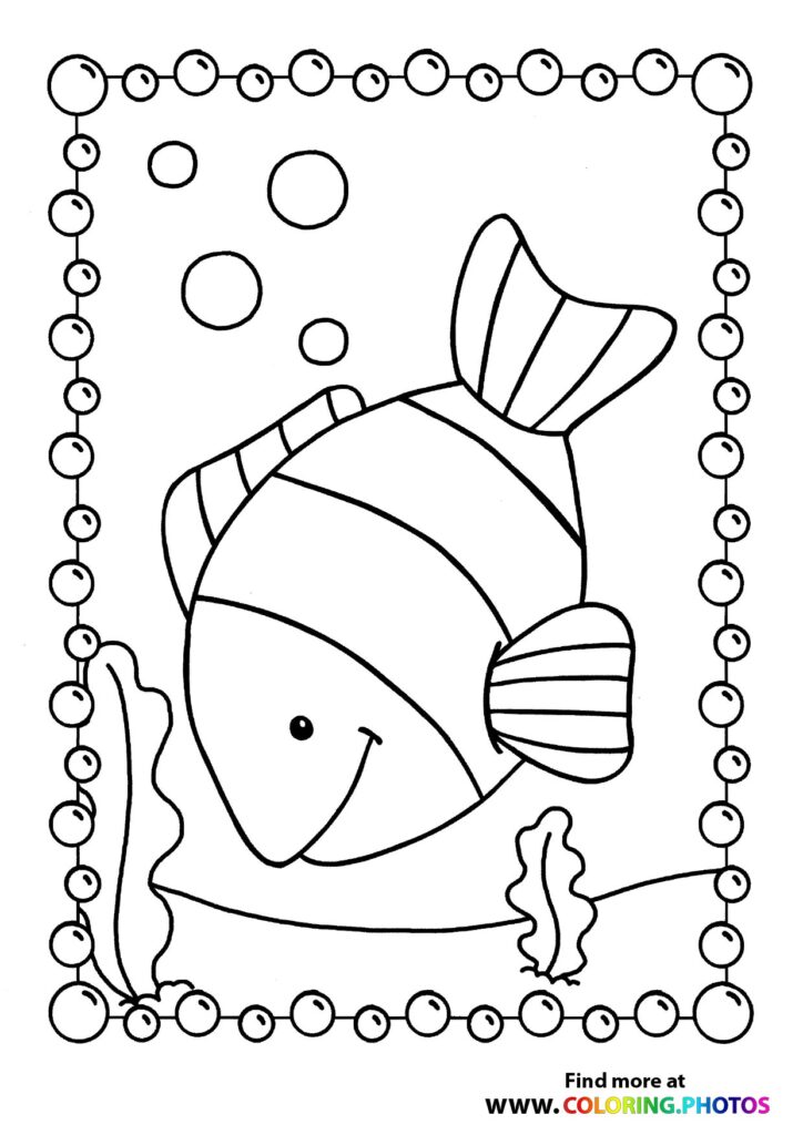 Small Fish swimming in the sea