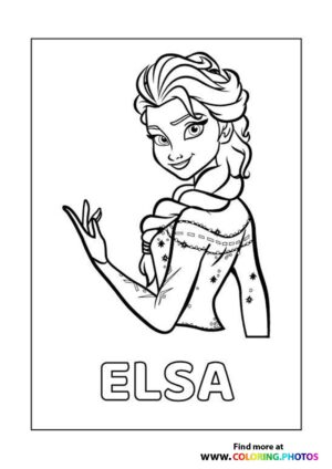 Elsa with Magical Hand