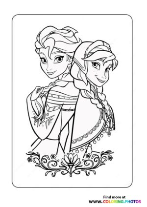 Elsa & Anna Back to Back