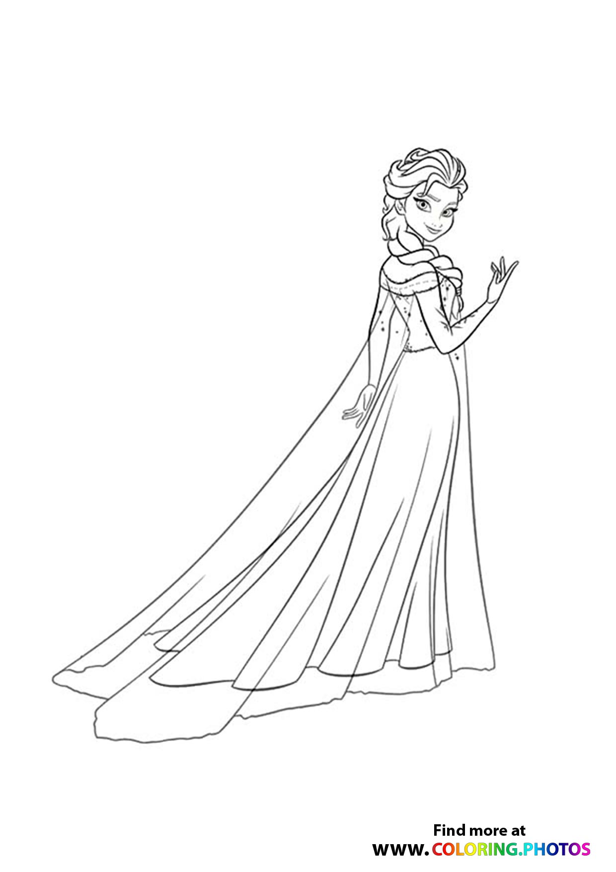 Frozen Elsa in dress