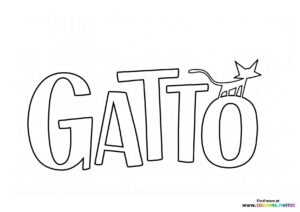 Gatto Logo with Magic Wand