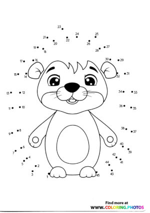 Hedgehog dot the dots
