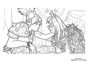 Warrior Meeting on the Island