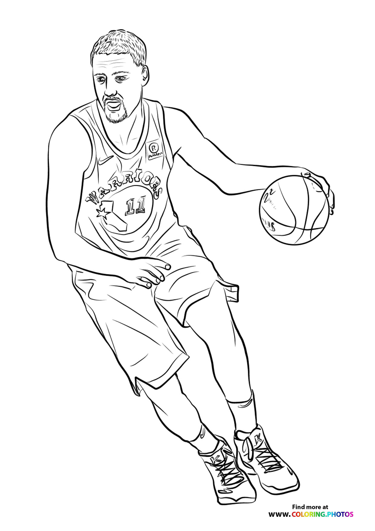 klay thompson dribling
