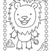 Lion enjoying the sun