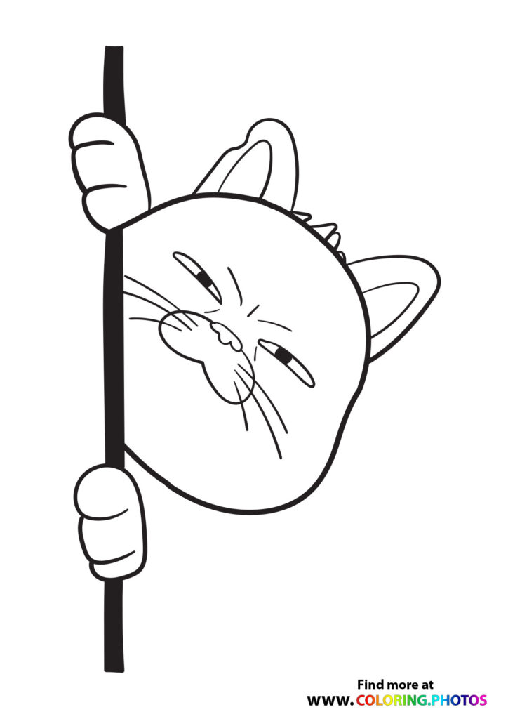 Luca Machiavelli searching for monsters coloring page