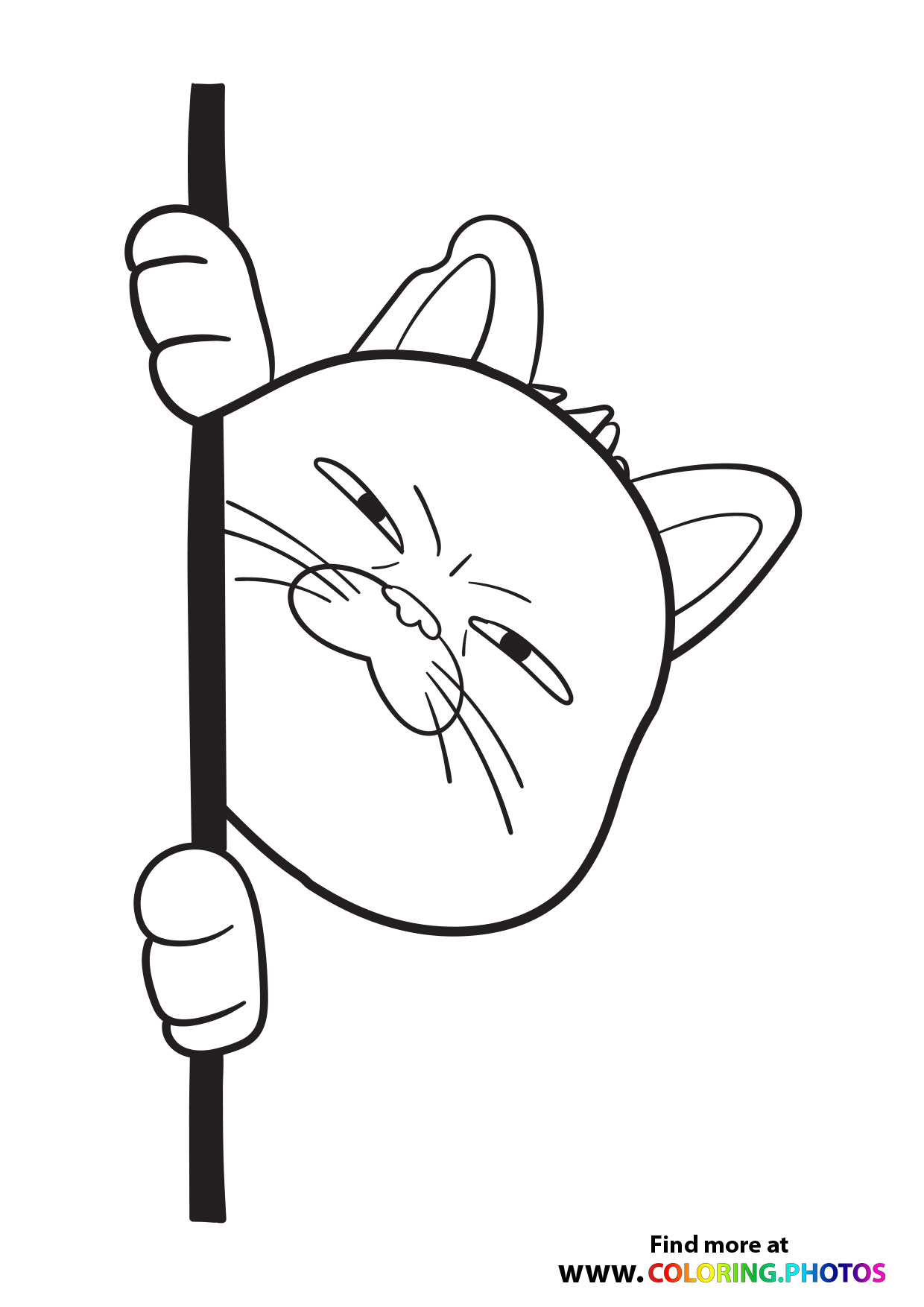 Luca Machiavelli searching for monsters coloring page