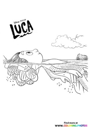 Luca as a Sea Monster