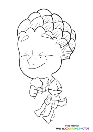 Luca with Curly Hair