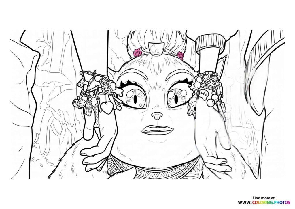 Character with Ornate Jewelry and Crown