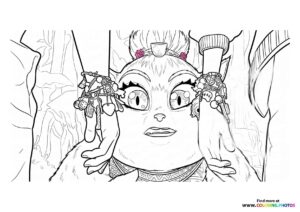 Character with Ornate Jewelry and Crown