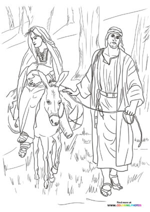 Mary and Joseph's Journey to Bethlehem
