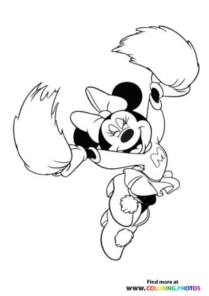 Minnie Mouse cheerleader