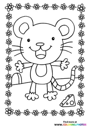 Mouse with his cheese