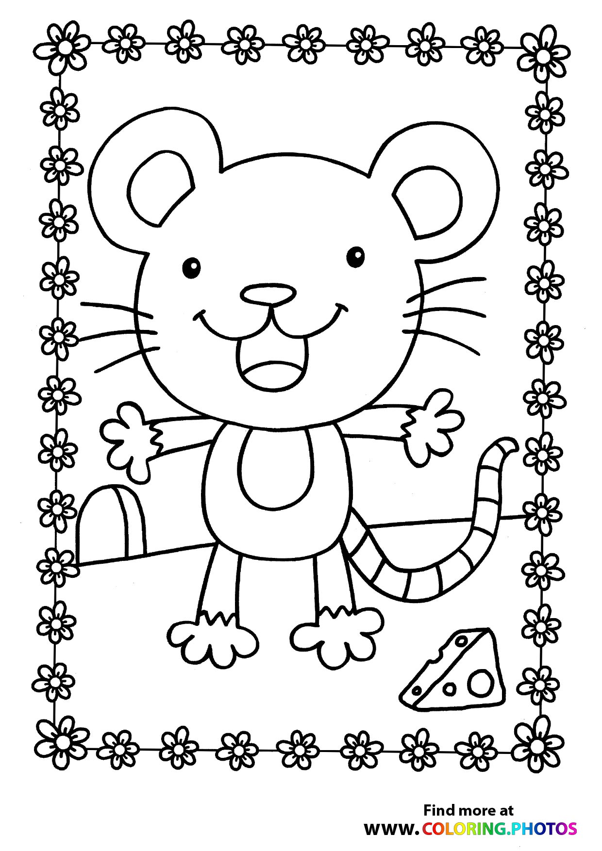 Mouse with his cheese