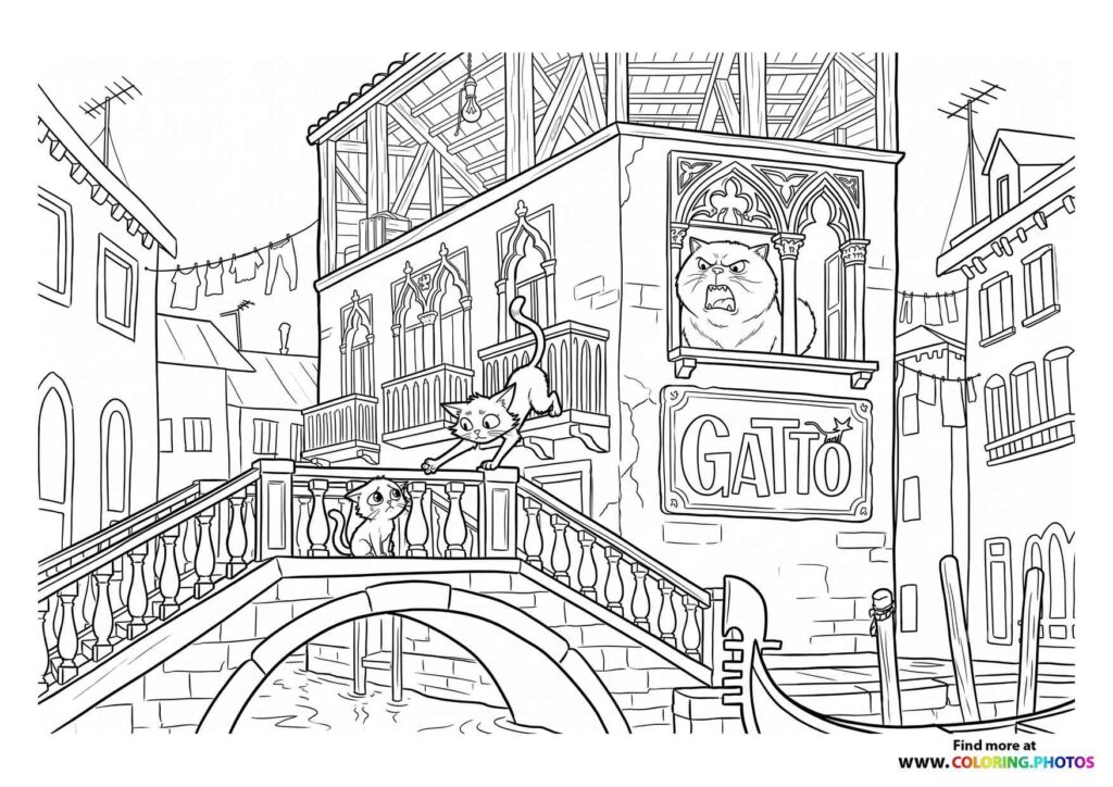 Gatto on the Venetian Bridge