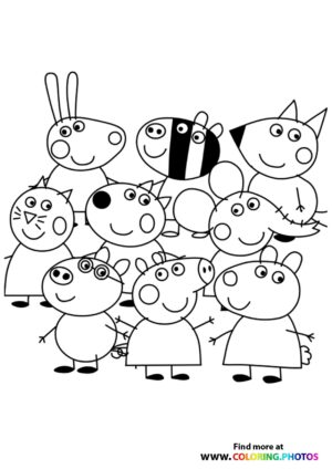 Peppa Pig and friends