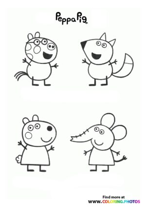 Peppa Pig's friends